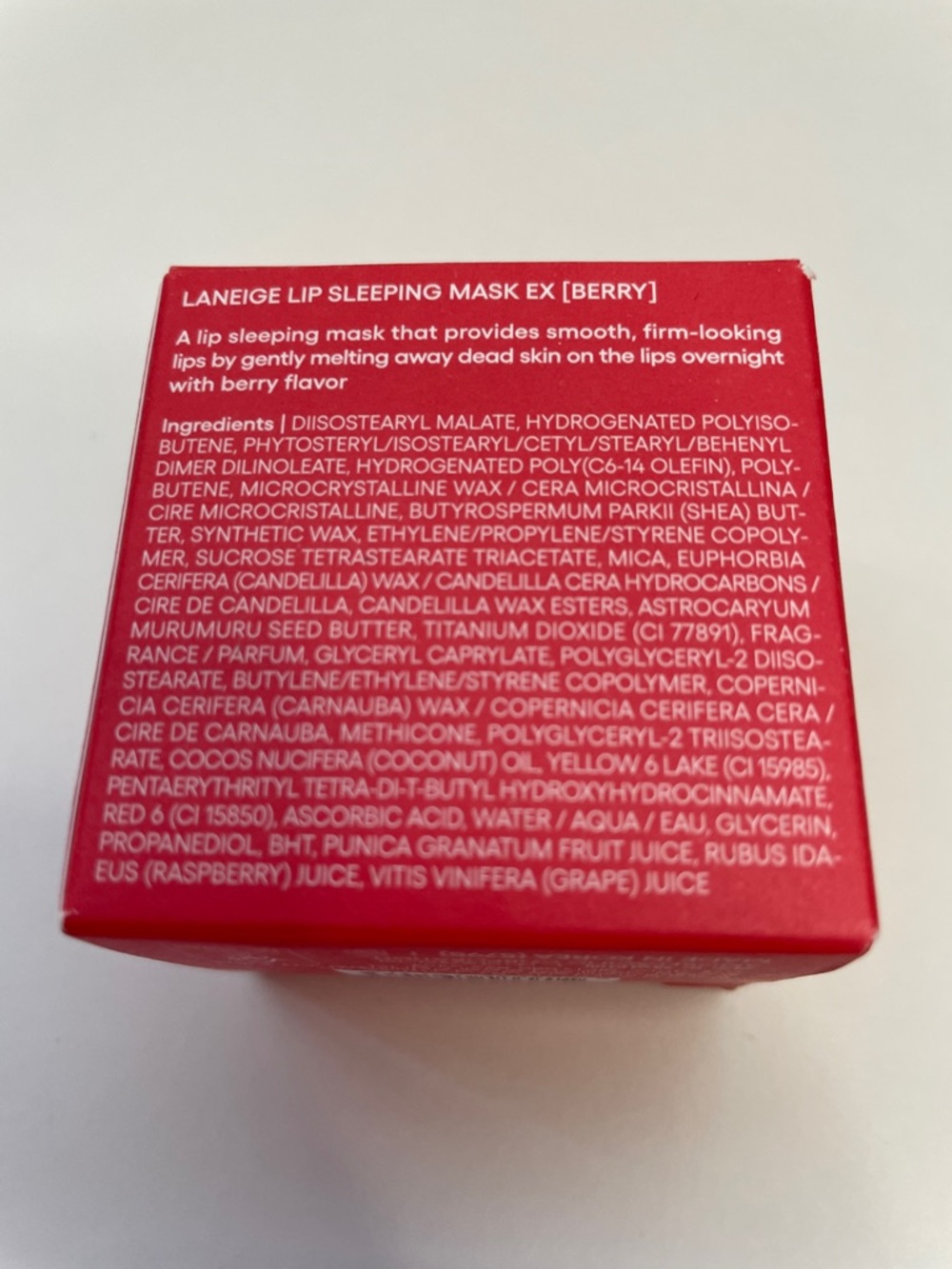 NIB LANEIGE Lip Sleeping Mask EX. Berry. - Picture 3 of 3